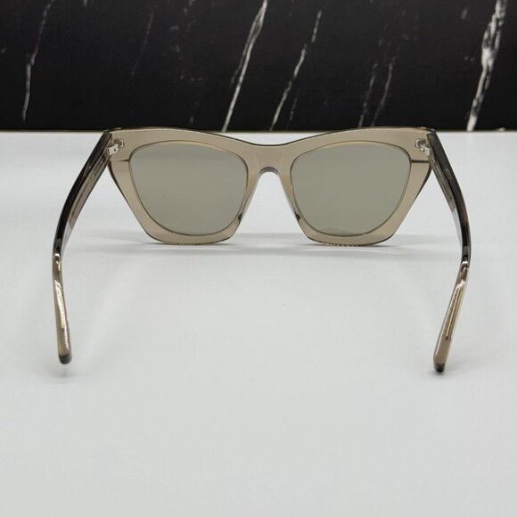 NEW SAINT LAURENT SL214 KATE 025 SUNGLASSES WOMEN BROWN CAT EYE SL 214 KATE 025 - Picture 7 of 13